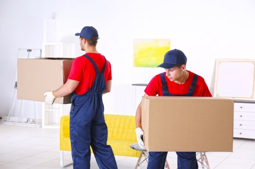 Man and van vehicle loaded for a local move