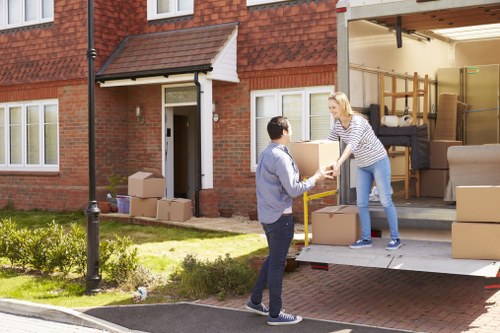 Moving team handling home removals in St Johns Wood