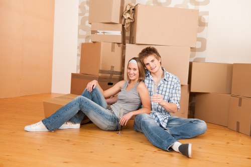 Removal van in Stjohnswood loaded for a local home move