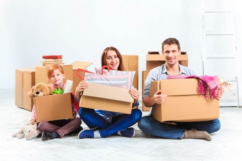Professional movers choosing the right van size for relocation