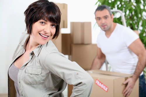 Local movers supporting a family home move in north-west London